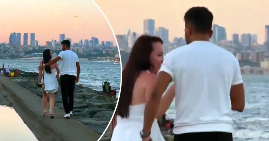 Rus turist sosyal medyada paylaşmıştı. Sahildeki taciz şüphelisine gözaltı