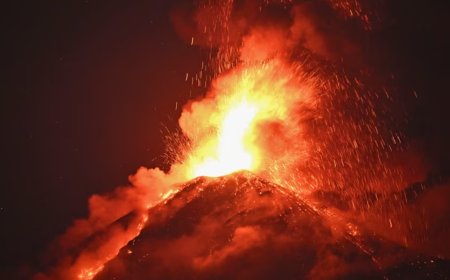 Dünyanın en tehlikeli yanardağlarından Fuego yeniden patladı! Alarm seviyesi yükseltildi!